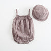 Scarlett Star Sleeveless Smocked Suit and Hat Set