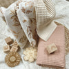 Baby Cotton Waffle Swaddle Blanket