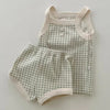 Summer Baby Kids Cute Cotton Camisole Shorts Set