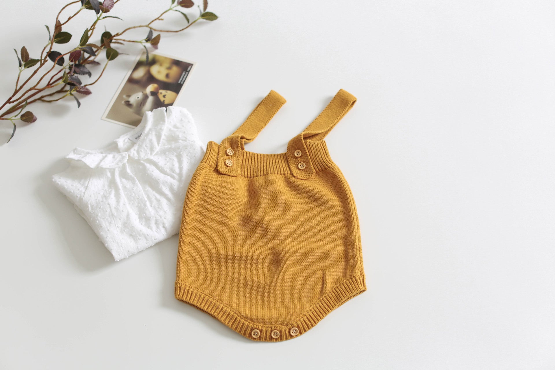 Newborn Knitted Romper