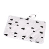 Baby cotton portable diaper changing pad