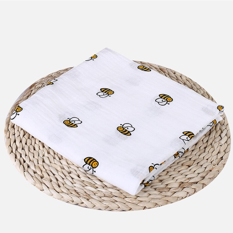 100% Soft Cotton  Newborn Baby Blanket
