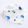 3 Pack-100% Cotton Gauze Baby Bibs