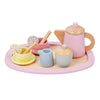 Wooden Children's Play House Tea Set