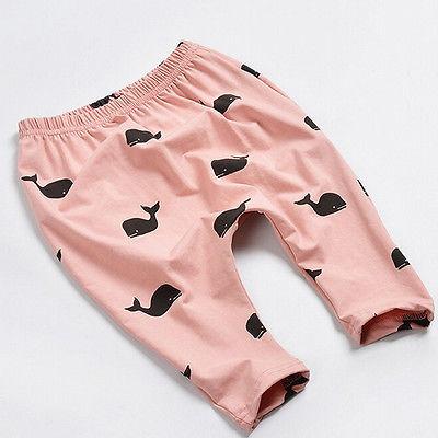 Whale Print Pants