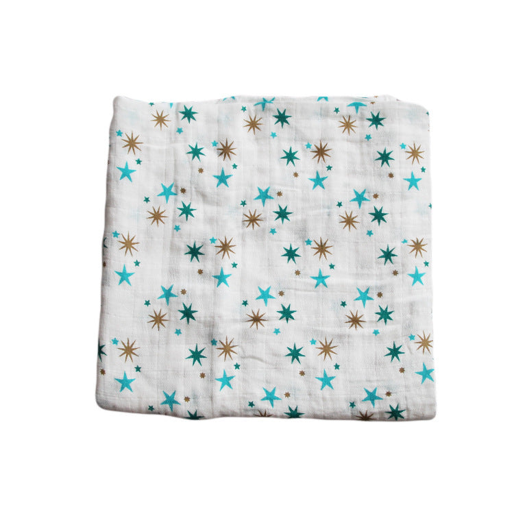 Bamboo Muslin Swaddle Receiving Blanket