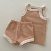 Summer Baby Kids Cute Cotton Camisole Shorts Set