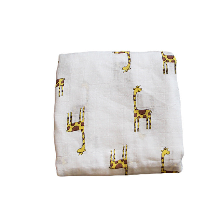 Bamboo Muslin Swaddle Receiving Blanket