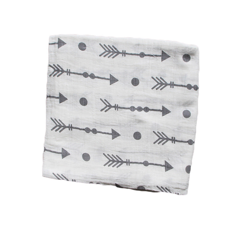 Bamboo Muslin Swaddle Receiving Blanket