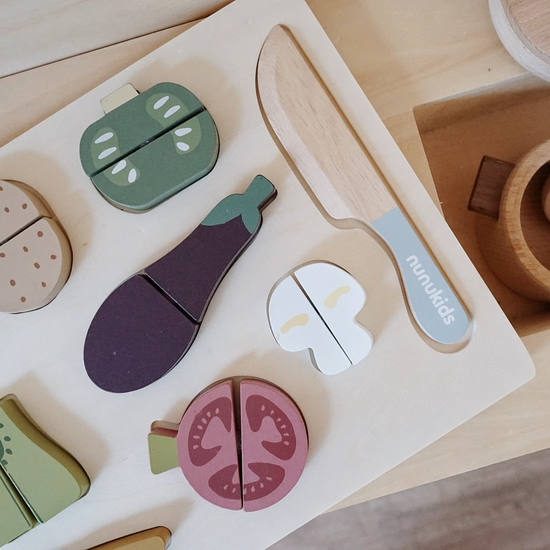 Vegetables Cut And  Le Play House Puzzle Toys