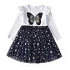 Butterfly Long Sleeve Girls Dress