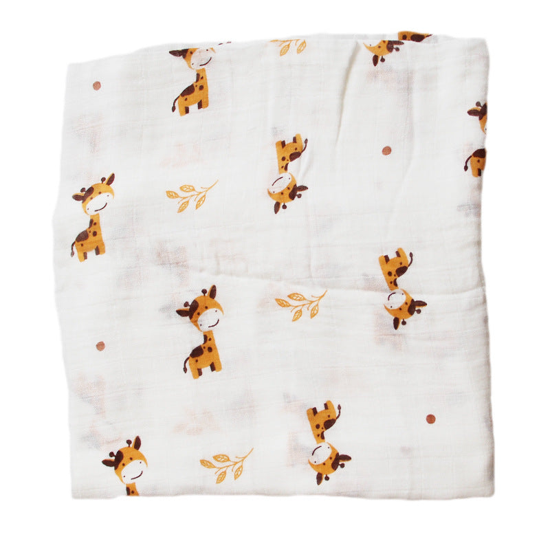 Bamboo Muslin Swaddle Receiving Blanket