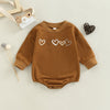 Five Hearts Long Sleeve Romper