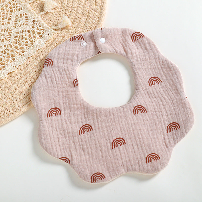 Cartoon Cotton Anti Spitting Bib