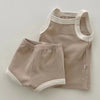 Summer Baby Kids Cute Cotton Camisole Shorts Set