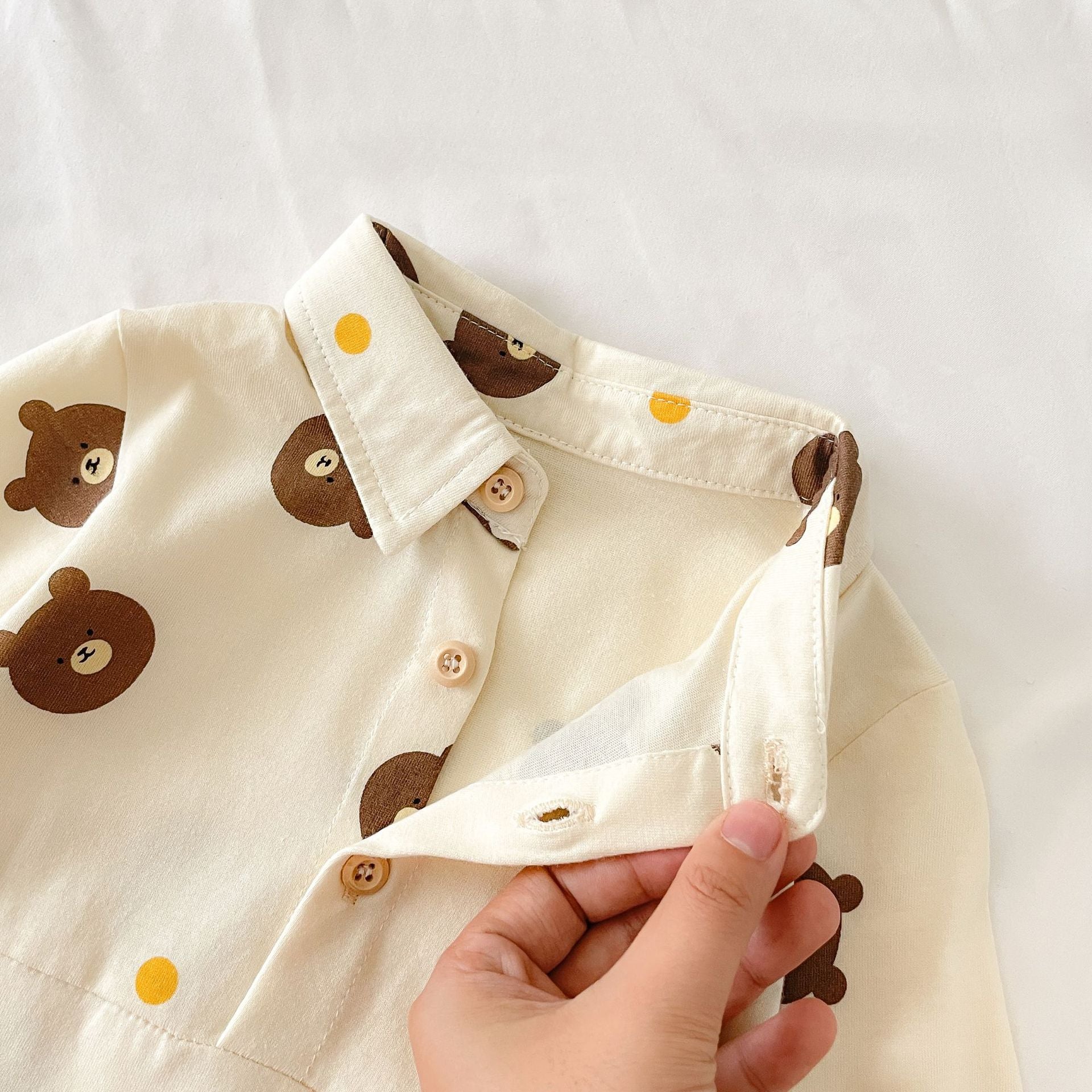 Long Sleeved Bear Romper